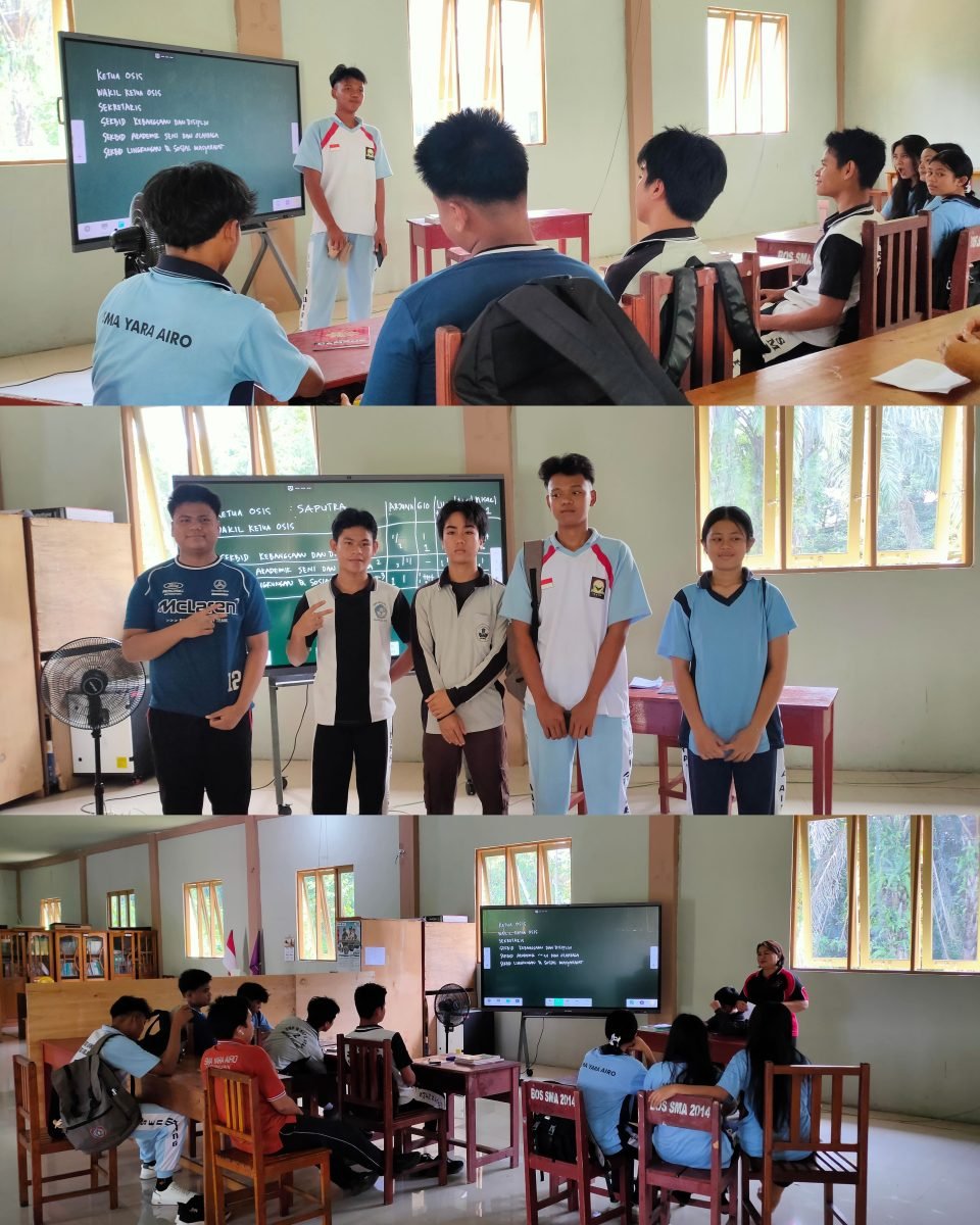 Selamat atas Terpilihnya Pengurus OSIS SMA Yara Airo Kasongan!